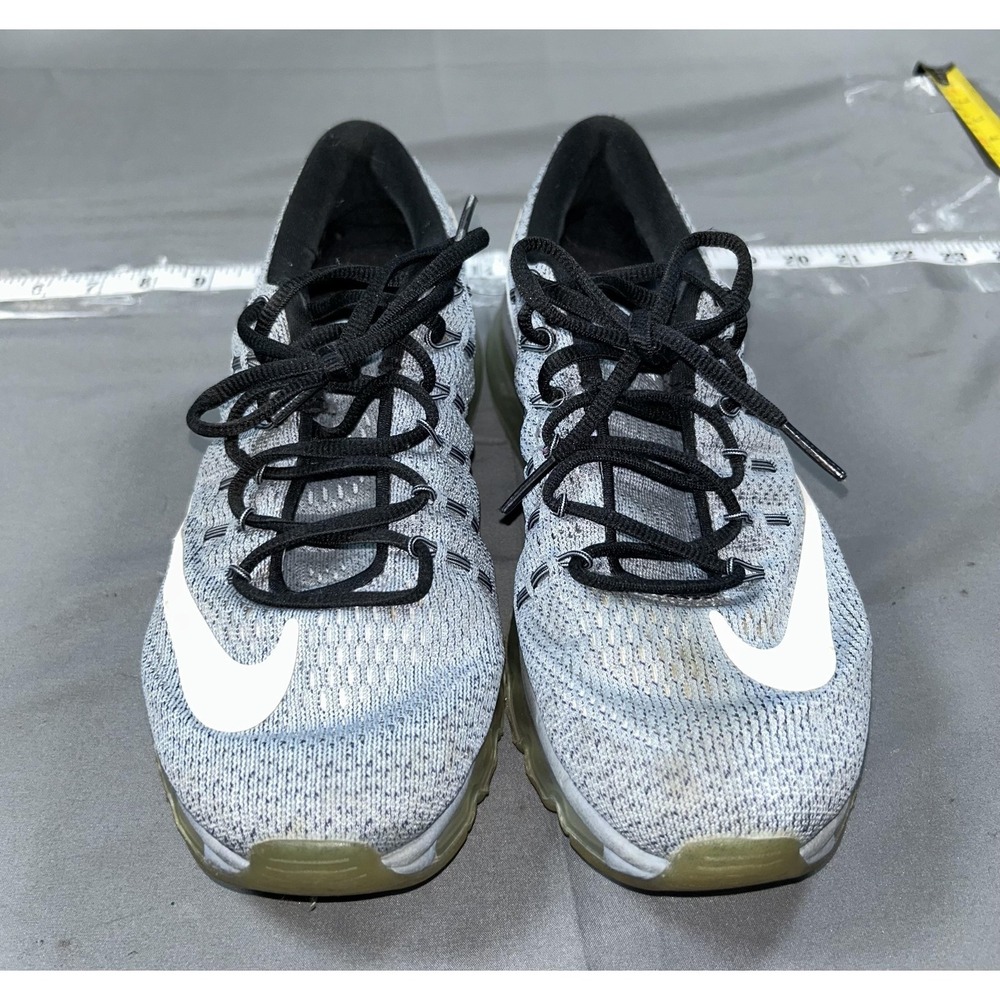 Nike Air Max 2016 Shoes Womens Size 7.5 Gray White Running Sneakers 806772-405
